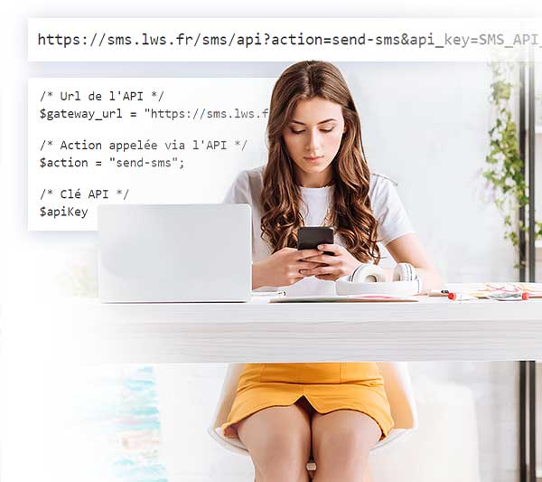 Fonctionnement API d'envoi SMS