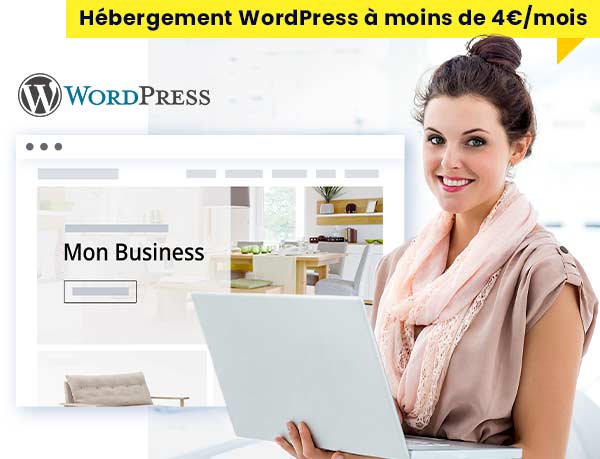 Hébergement WordPress pas cher tout inclus