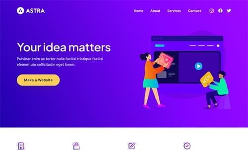 Theme WooCommerce Astra