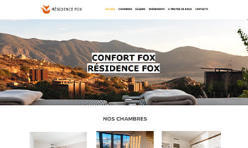 Template site Résidence confort