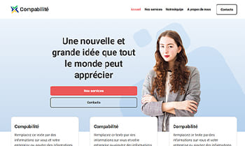 Template site de services